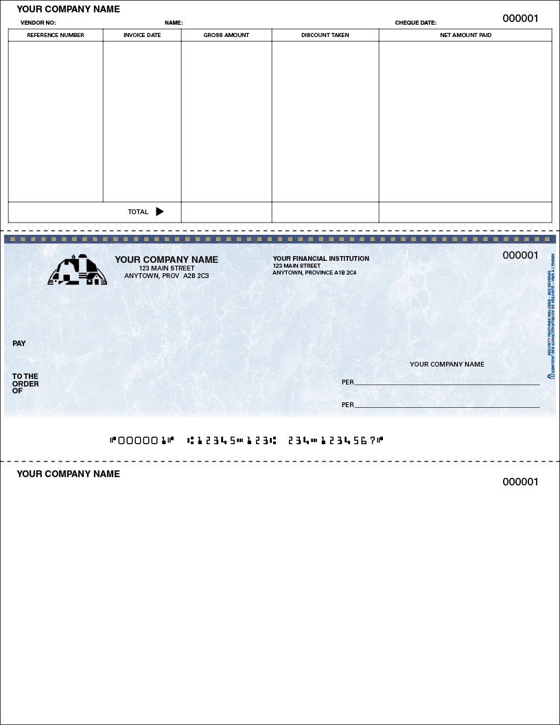 Accounts Payable Cheque