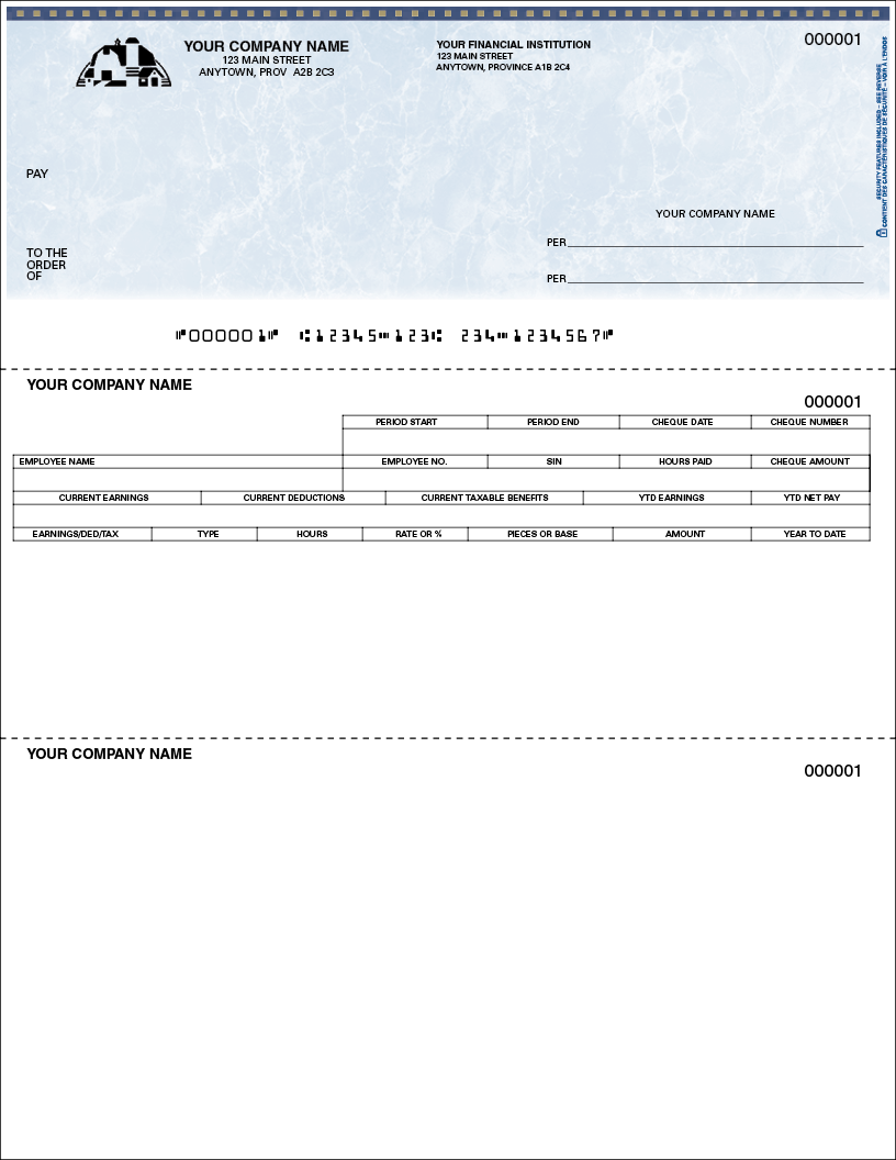 Payroll Cheque